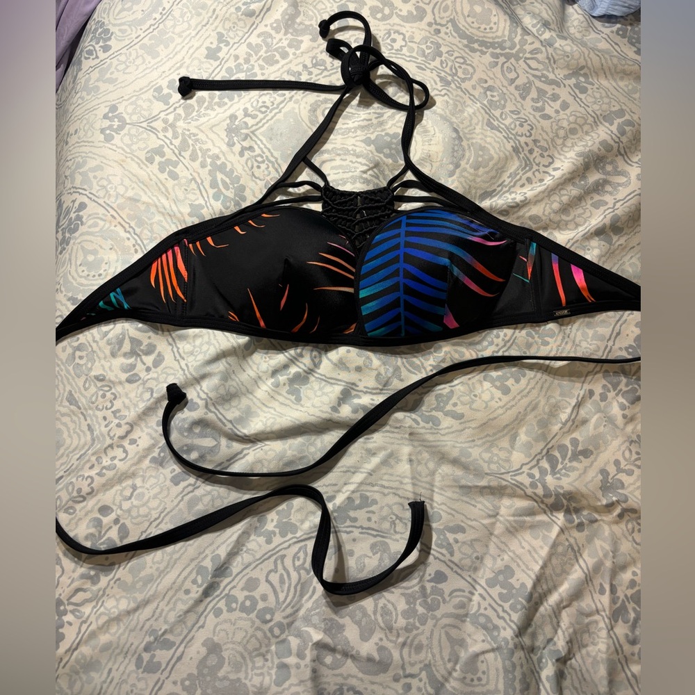 PINK Victoria’s Secret bikini top palm tree